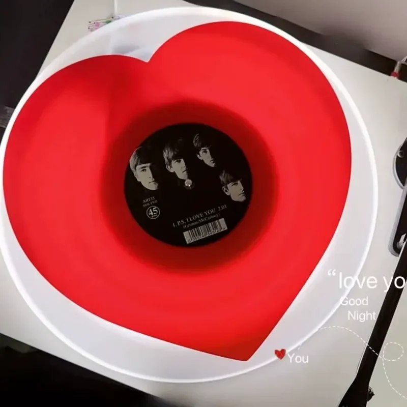 Heart-shaped glue for The Beatles Love Me Do Vinyl LP
Heart-shaped glue for The Beatles Love Me Do Vinyl LP