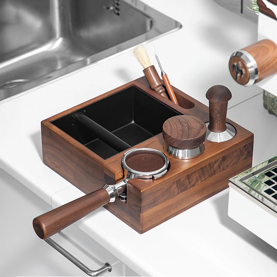 51/54/58mm Coffee Tamper Station Stand Coffee Knock Box Wooden Support Base Protafilter Holder Distributor Mat Barista Tools
51/54/58mm Coffee Tamper Station Stand Coffee Knock Box Wooden Support Base Protafilter Holder Distributor Mat Barista Tools