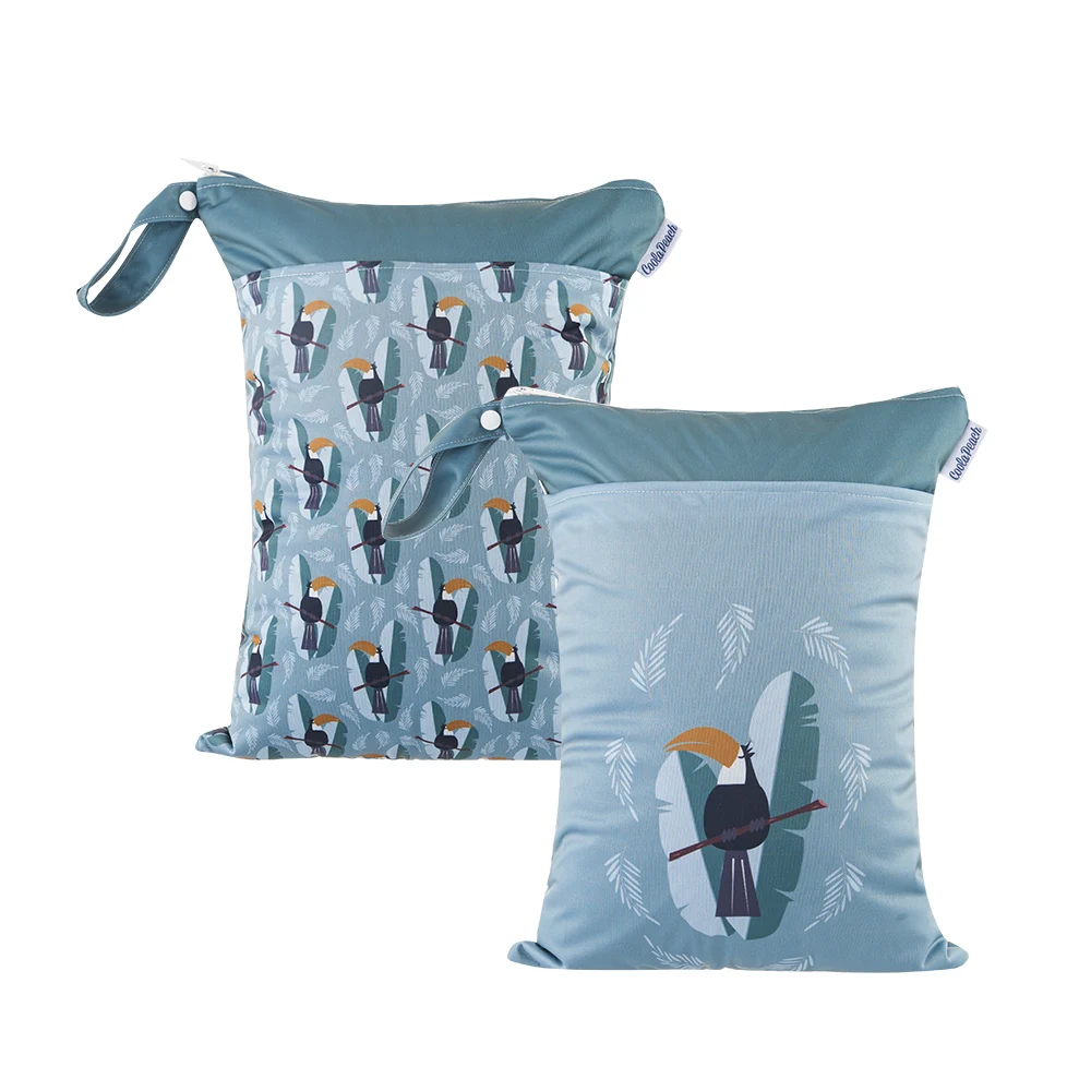 HappyFlute Fashion Style2PCS/Set Recyecled Diaper Bags With Double Zippered Wet/Dry Bag Waterproof Wet Cloth Diaper Stroller Bag
HappyFlute Fashion Style2PCS/Set Recyecled Diaper Bags With Double Zippered Wet/Dry Bag Waterproof Wet Cloth Diaper Stroller Bag