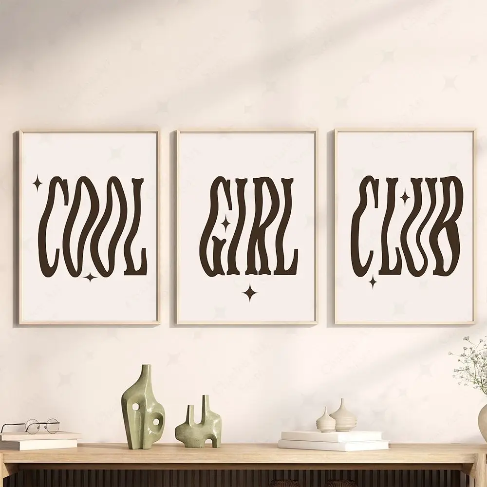 Cool Girl Club 'That Girl' Trendy Unique Wall Art Poster Feminist Typography Print Canvas Painting Living Room Home Decor Pictur
Cool Girl Club 'That Girl' Trendy Unique Wall Art Poster Feminist Typography Print Canvas Painting Living Room Home Decor Pictur