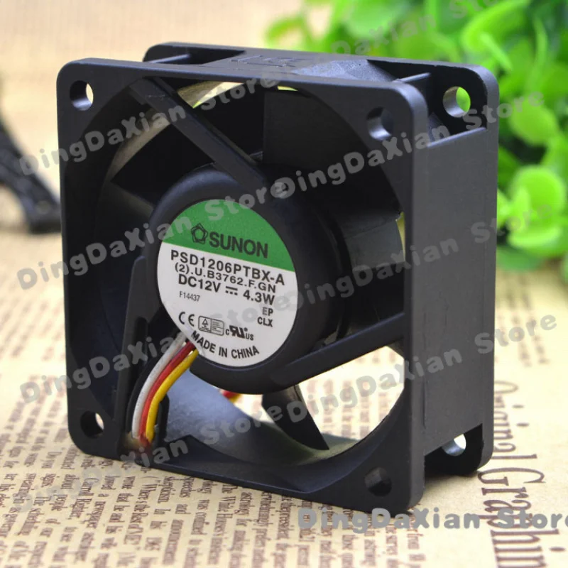 Вентилятор охлаждения корпуса D For SUNON PSD1206PTBX-A 12V 4.3W 4-проводной 60x60x25мм с двойным шарикоподшипником
Вентилятор охлаждения корпуса D For SUNON PSD1206PTBX-A 12V 4.3W 4-проводной 60x60x25мм с двойным шарикоподшипником