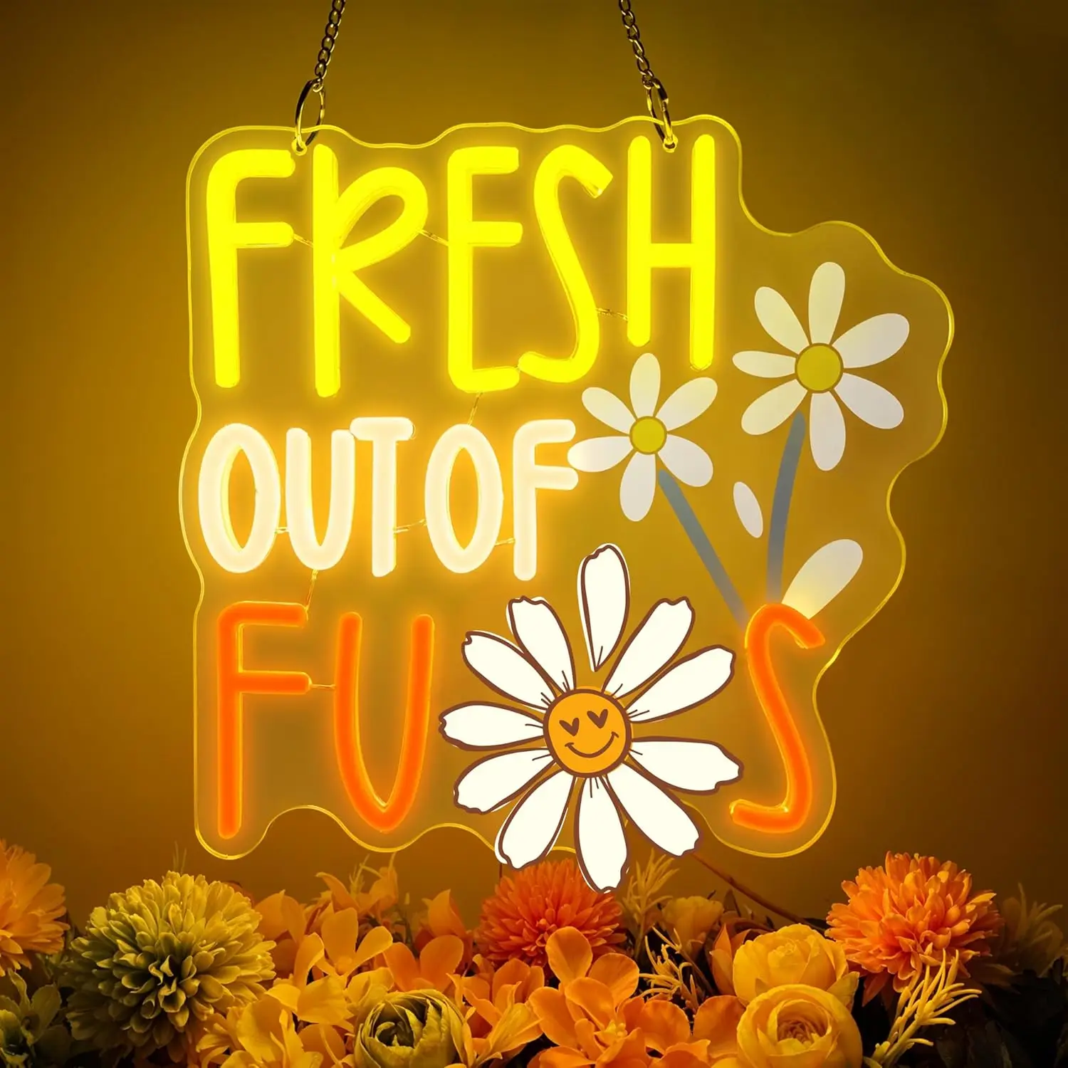 FRESH OUT OF FUS Неоновая вывеска с регулируемой яркостью Неоновые огни для бара, магазина, кафе, дома, кухни, спальни, декора, эстетика, рисование, праздничные подарки
FRESH OUT OF FUS Неоновая вывеска с регулируемой яркостью Неоновые огни для бара, магазина, кафе, дома, кухни, спальни, декора, эстетика, рисование, праздничные подарки