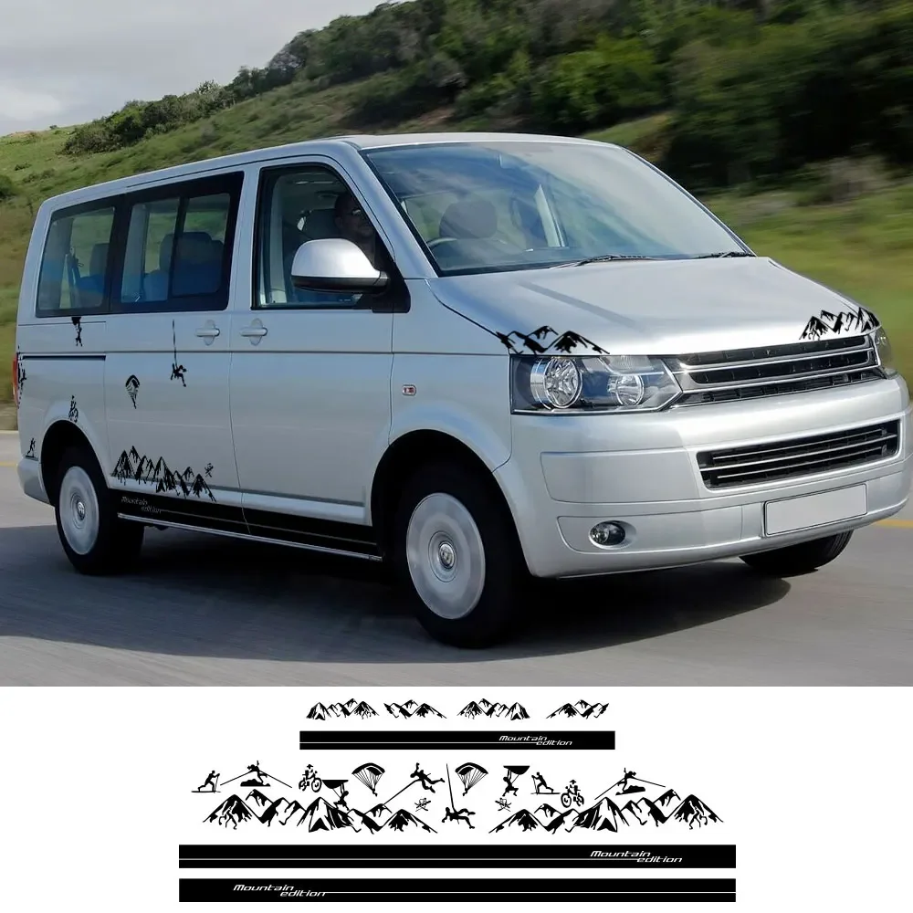 4PCS Car Stickers For Volkswagen VW Transporter Bus T3 T4 T5 T6 Caravelle Multivan Camper Van Graphics Vinyl Decals Accessories
4PCS Car Stickers For Volkswagen VW Transporter Bus T3 T4 T5 T6 Caravelle Multivan Camper Van Graphics Vinyl Decals Accessories