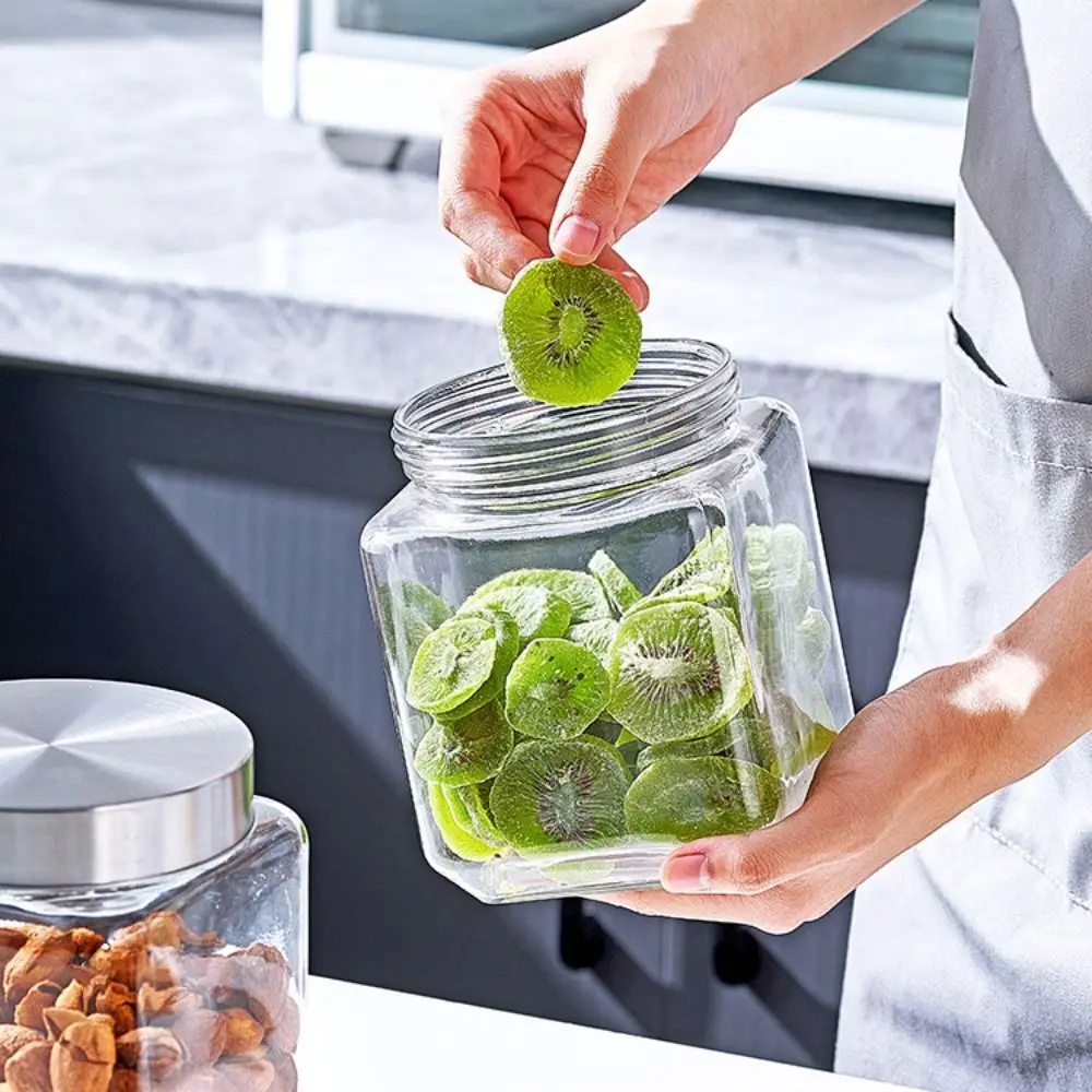 Miscellaneous Organizer Large Capacity Sealed Glass Jar with Lid Transparent Food Bottle Portable Thickened Kimchi Jar Kitchen
Miscellaneous Organizer Large Capacity Sealed Glass Jar with Lid Transparent Food Bottle Portable Thickened Kimchi Jar Kitchen