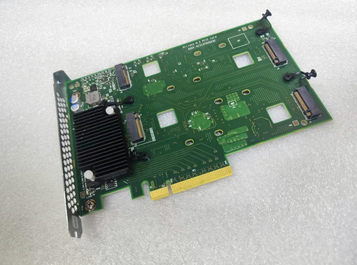 72NYR 072NYR Original FOR DELL NVME card Supports 4 M.2 SATA hard drives. M.2 pcie adapter for hard disk
72NYR 072NYR Original FOR DELL NVME card Supports 4 M.2 SATA hard drives. M.2 pcie adapter for hard disk