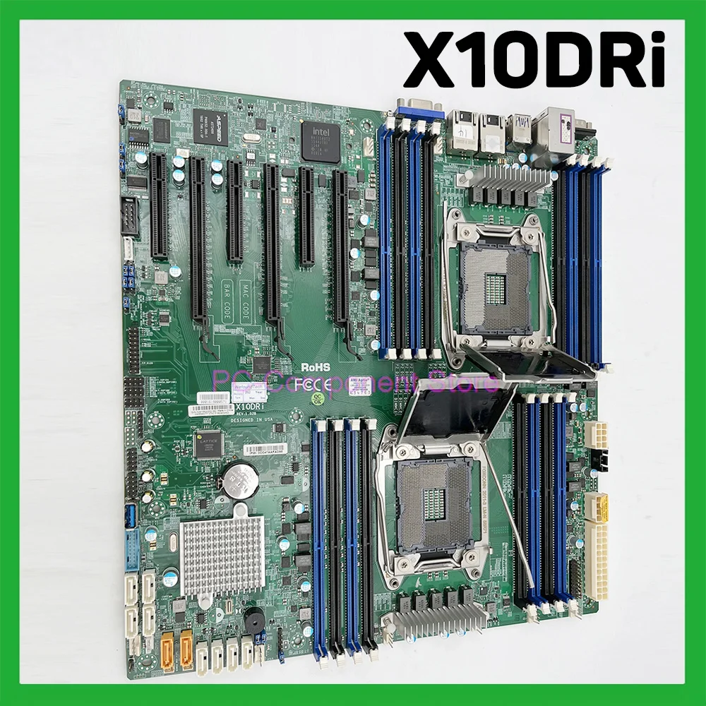 For Supermicro PC Motherboard LGA2011 Support E5-2600 V4/V3 Family DDR4 Dual Port GbE LAN SATA3 (6Gbps) IPMI 2.0 X10DRi
For Supermicro PC Motherboard LGA2011 Support E5-2600 V4/V3 Family DDR4 Dual Port GbE LAN SATA3 (6Gbps) IPMI 2.0 X10DRi