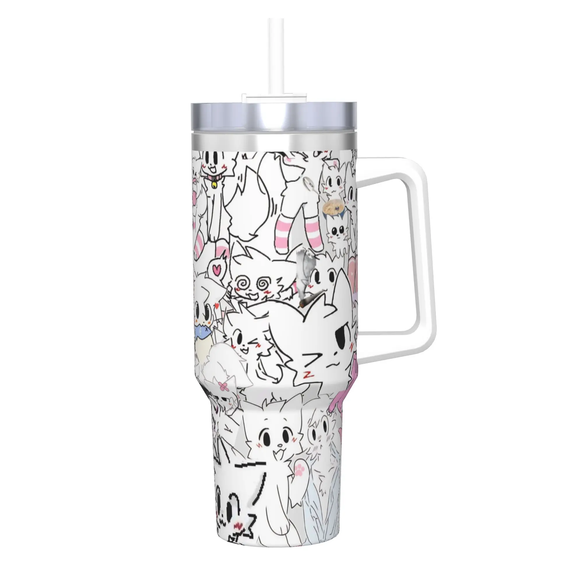 Термокружка Boykisser Cat 40 унций из нержавеющей стали с двойными стенками и вакуумной изоляцией, с соломинкой
Термокружка Boykisser Cat 40 унций из нержавеющей стали с двойными стенками и вакуумной изоляцией, с соломинкой