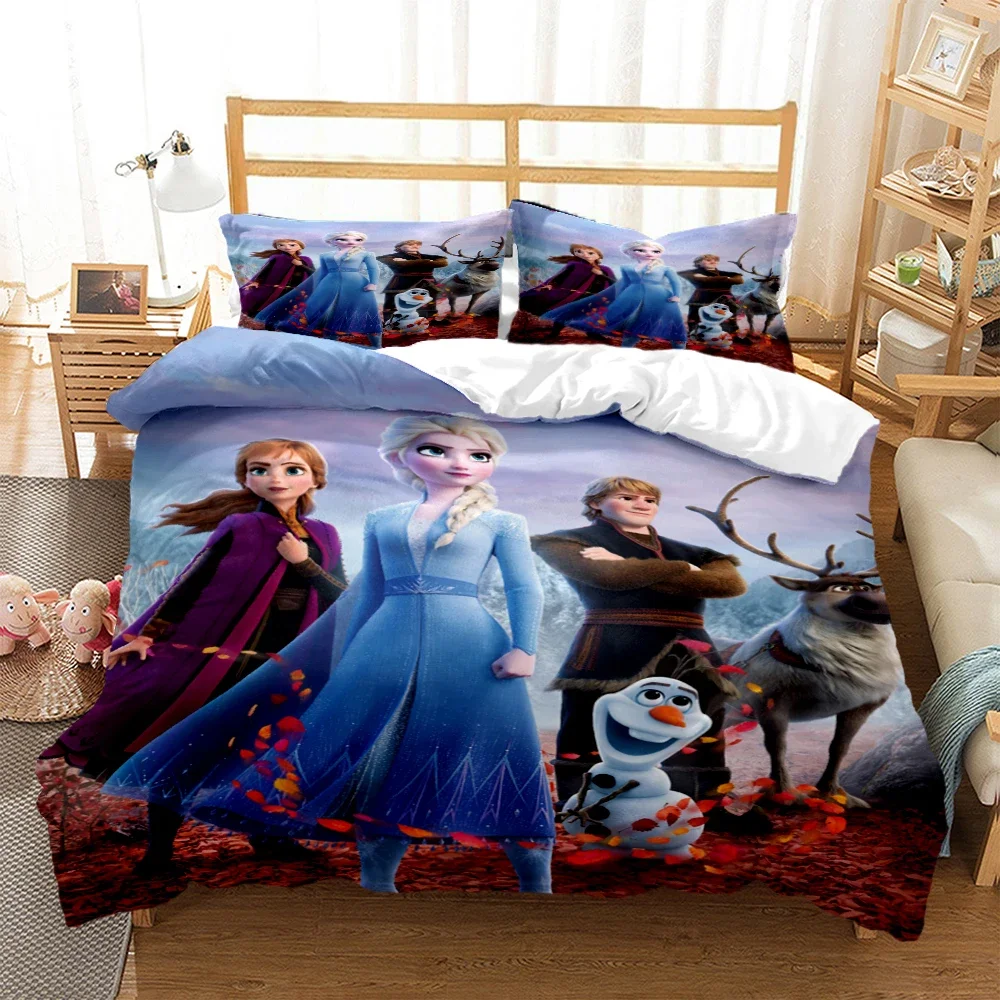 Cartoon Frozen Elsa Print Three Piece Bedding Set Cover Set With Pillowcase Children or Adults King Queen Full Twin Size
Cartoon Frozen Elsa Print Three Piece Bedding Set Cover Set With Pillowcase Children or Adults King Queen Full Twin Size