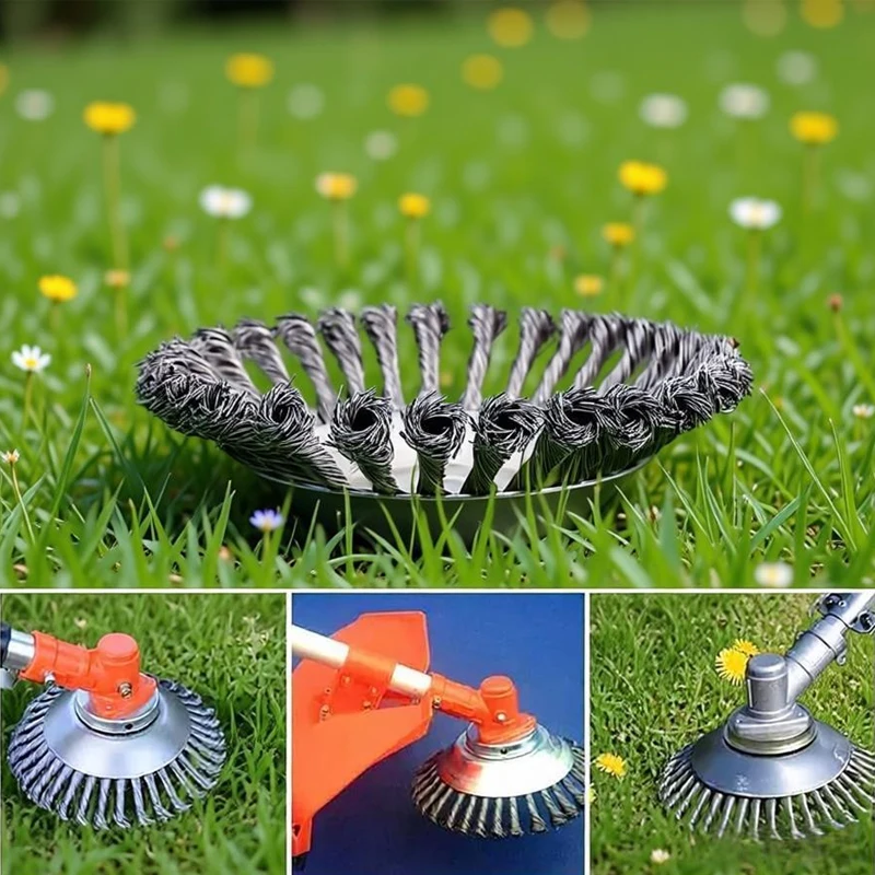6 Inches Brushcutter Wire Weed Blade For Garden Lawnmover Power Tool Steel Wheel Garden Weed Brush Steel Grasss Trimmer Head
6 Inches Brushcutter Wire Weed Blade For Garden Lawnmover Power Tool Steel Wheel Garden Weed Brush Steel Grasss Trimmer Head