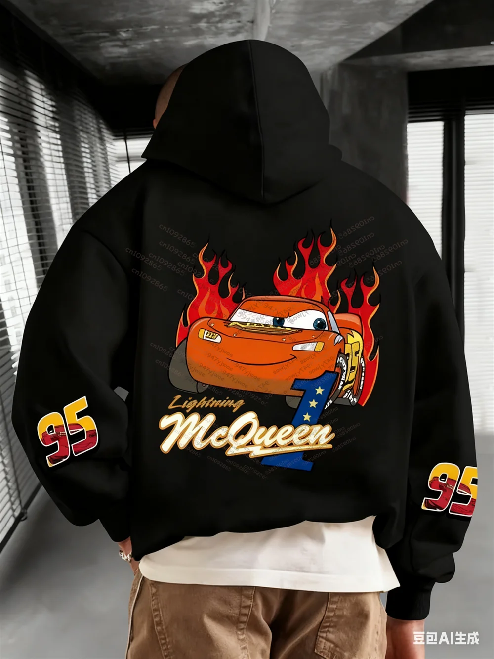 New Disney Lightning McQueen Racing Hoodie Official Car Movie Pullover Sweatshirt No. 95 Men's Loose Hoodie Autumn_Winter Casual
New Disney Lightning McQueen Racing Hoodie Official Car Movie Pullover Sweatshirt No. 95 Men's Loose Hoodie Autumn_Winter Casual