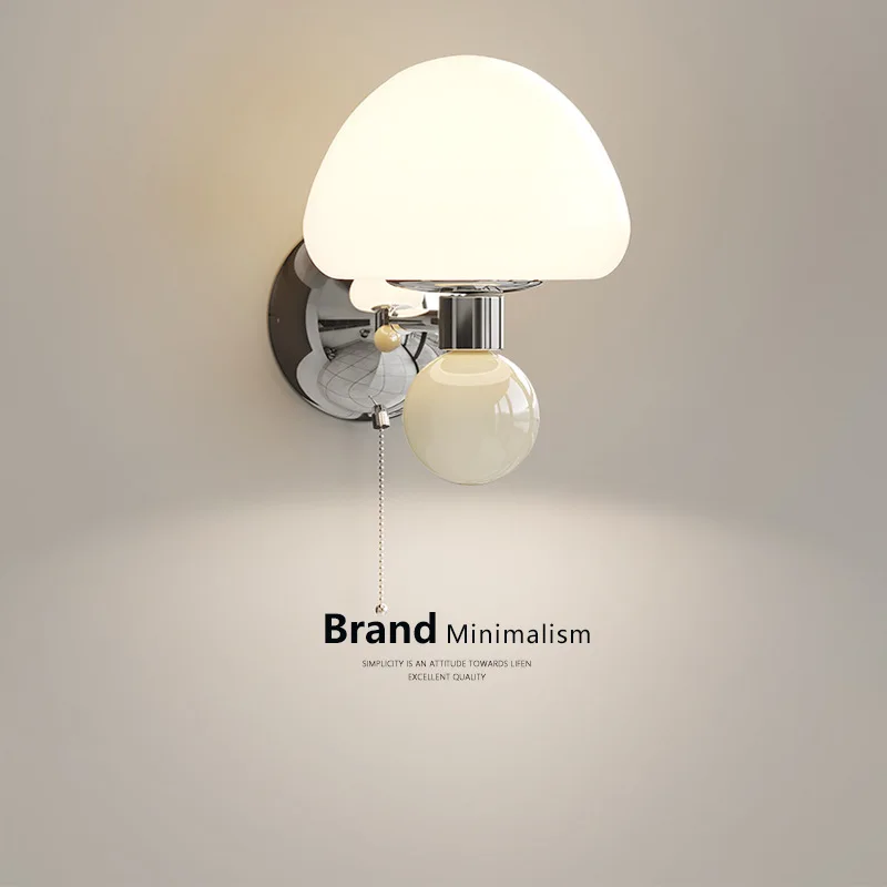 Mushroom cream wind pull wire switch wall lamp 2025 new children's room bedroom bedside lamp living room background wall lamp
Mushroom cream wind pull wire switch wall lamp 2025 new children's room bedroom bedside lamp living room background wall lamp