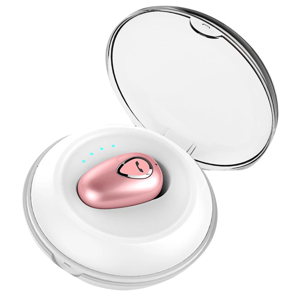 1pc Wireless Earbuds In-Ear Headphones Sports Earphones Mini Portable Waterproof Charging Case For Running Outdoor Rose Gold
1pc Wireless Earbuds In-Ear Headphones Sports Earphones Mini Portable Waterproof Charging Case For Running Outdoor Rose Gold
