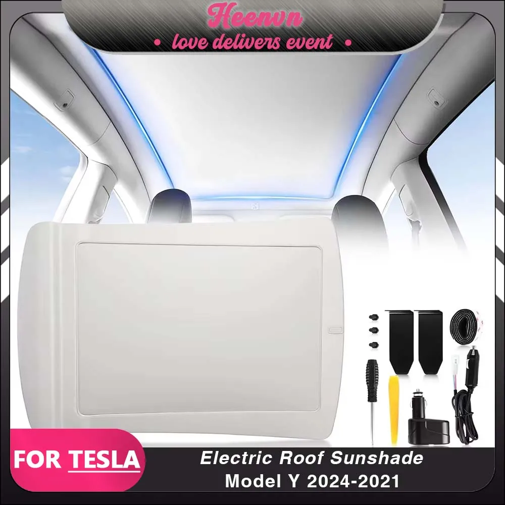 Электрический солнцезащитный козырек для модели Tesla Y 2024-2021, встроенный автомобильный солнцезащитный козырек на крышу, выдвижной солнцезащитный козырек, детали для модификации интерьера
Электрический солнцезащитный козырек для модели Tesla Y 2024-2021, встроенный автомобильный солнцезащитный козырек на крышу, выдвижной солнцезащитный козырек, детали для модификации интерьера