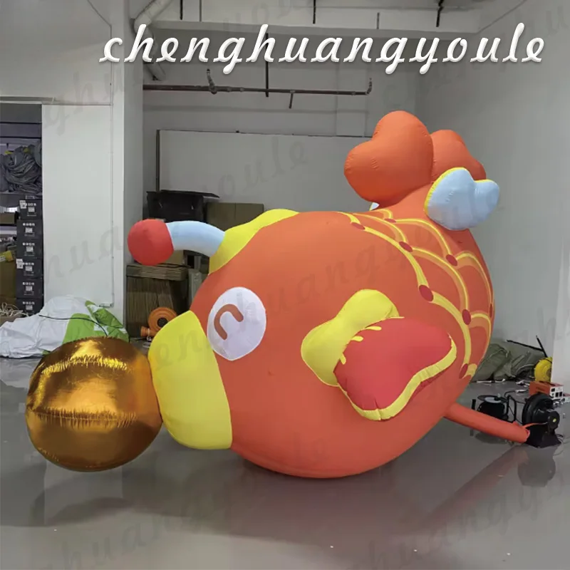 Inflatable goldfish air mold with blower shopping mall square outdoor display decorative drainage props
Inflatable goldfish air mold with blower shopping mall square outdoor display decorative drainage props