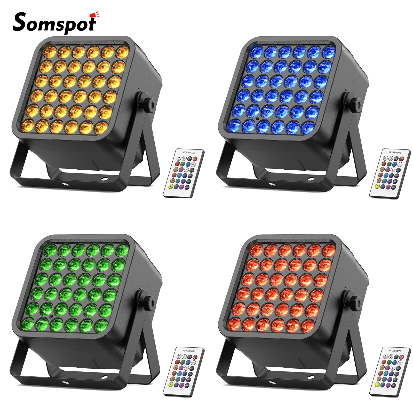 Somspot 4 шт. 36 Вт перезаряжаемая батарея светодиодный светильник RGBWA + UV 6in1 Par Light пульт дистанционного управления сценический эффект освещения для вечеринки, концерта
Somspot 4 шт. 36 Вт перезаряжаемая батарея светодиодный светильник RGBWA + UV 6in1 Par Light пульт дистанционного управления сценический эффект освещения для вечеринки, концерта