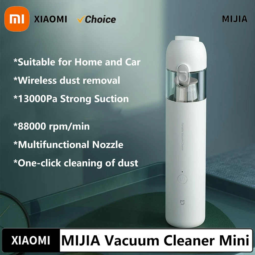 2025 NEW XIAOMI MIJIA Portable Handheld Vacuum Cleaner For Home Car Mini Wireless Dust Catcher Collector 13000PA Cyclone Suction
2025 NEW XIAOMI MIJIA Portable Handheld Vacuum Cleaner For Home Car Mini Wireless Dust Catcher Collector 13000PA Cyclone Suction
