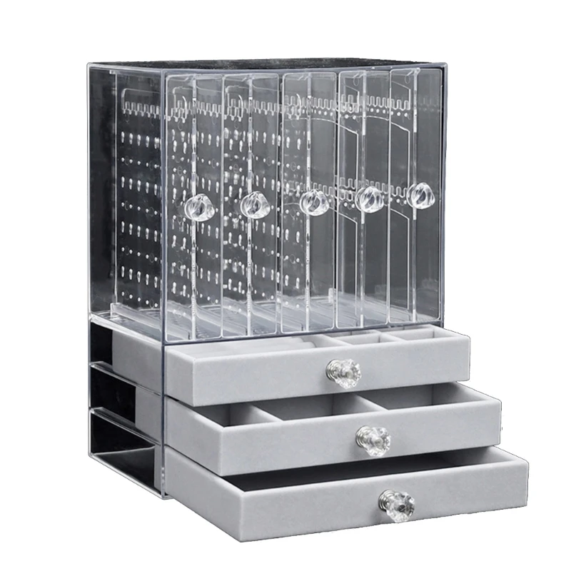 Y4QE Durable Jewelry Display Stand Transparent Jewelry Storage Box Jewellery Holder
Y4QE Durable Jewelry Display Stand Transparent Jewelry Storage Box Jewellery Holder