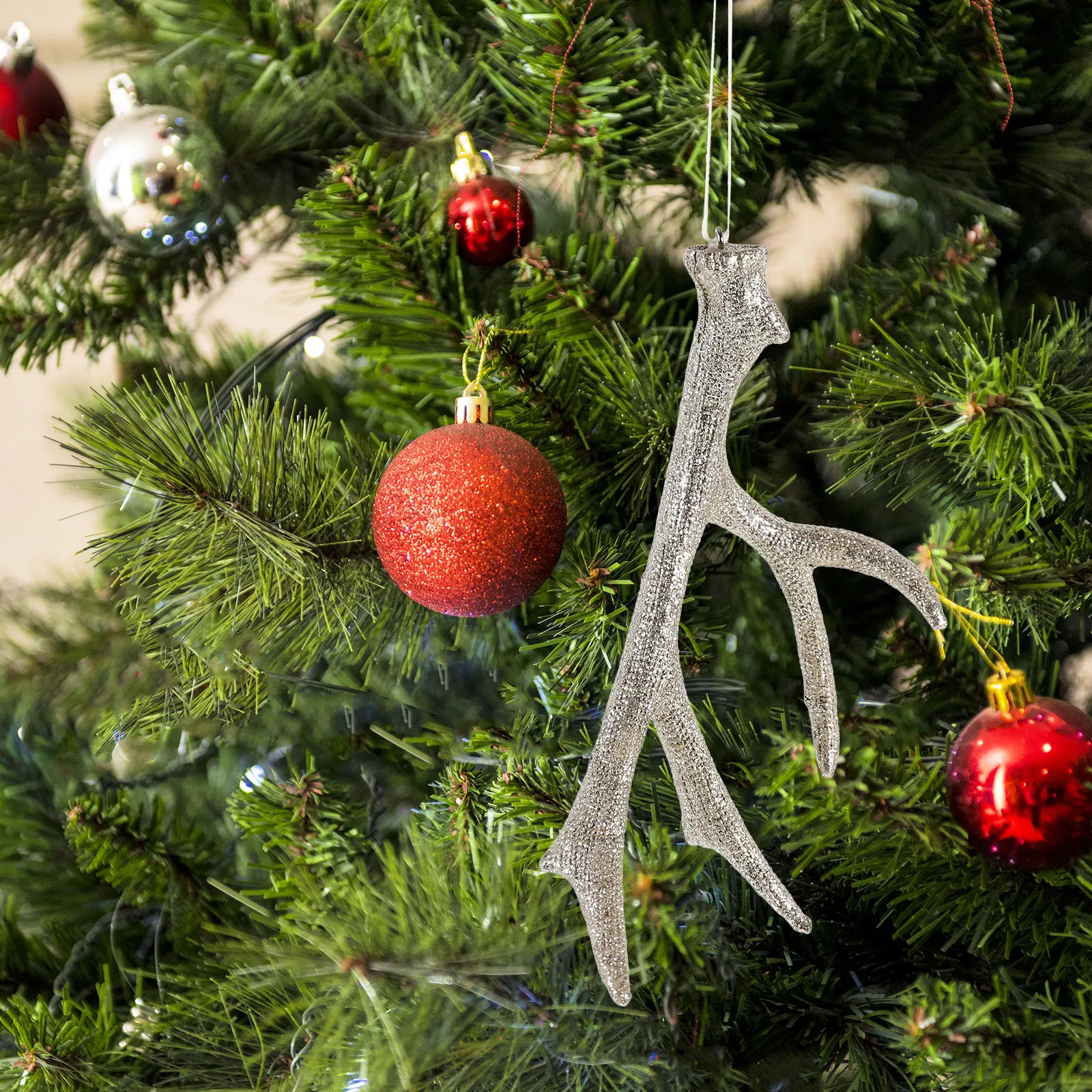 Deer Antler Pendant Decoration Ornaments for Christmas Tree Decorations Hanging 
Deer Antler Pendant Decoration Ornaments for Christmas Tree Decorations Hanging