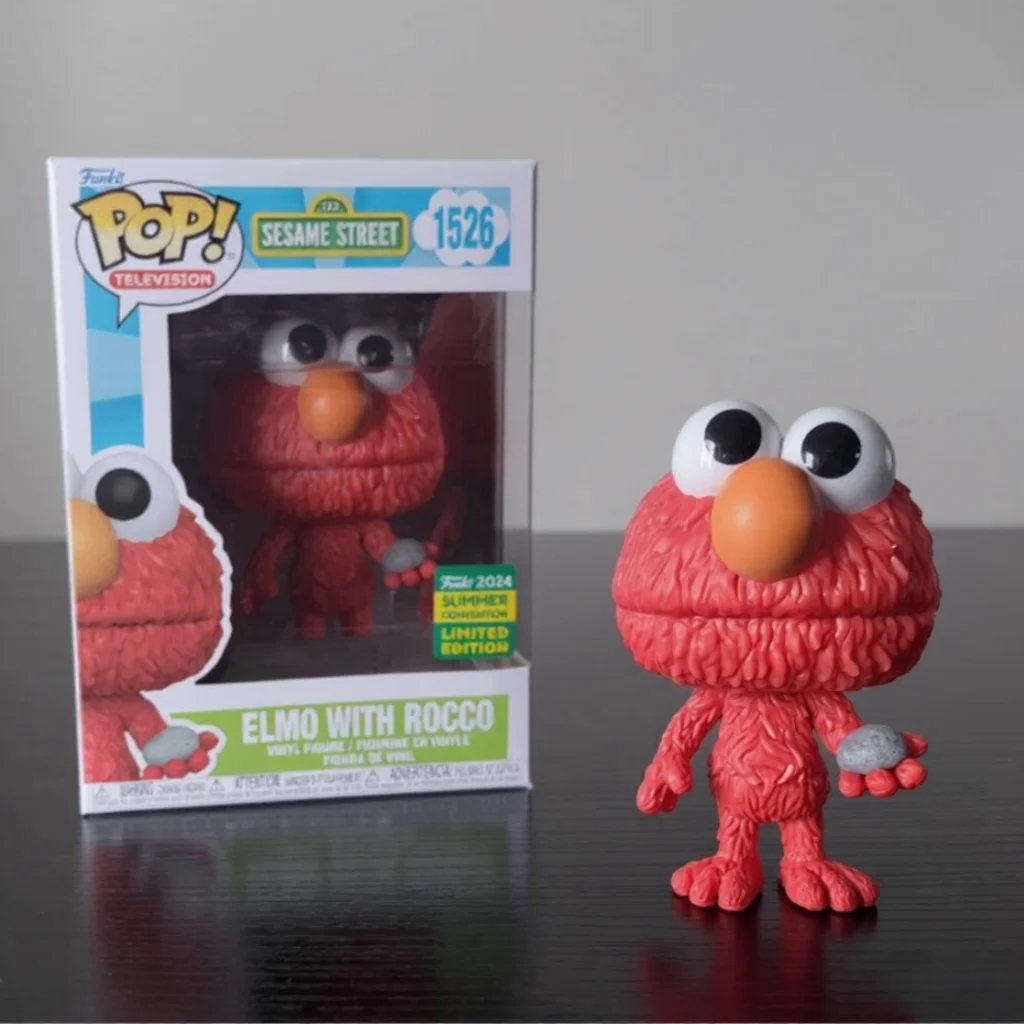 Sesame Street Elmo with Rocco Vinyl Figure#1526 Funko Pop 2024 Summer Convention Official Licensed Limited Edition Gift for Fans
Sesame Street Elmo with Rocco Vinyl Figure#1526 Funko Pop 2024 Summer Convention Official Licensed Limited Edition Gift for Fans