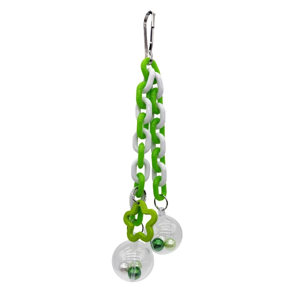 Bite Resistant Parrot Hanging Ball Toy Colorful with Bells Bird Birdcage Climbing Ladder Transparent Ball Bird Chewing Toy
Bite Resistant Parrot Hanging Ball Toy Colorful with Bells Bird Birdcage Climbing Ladder Transparent Ball Bird Chewing Toy
