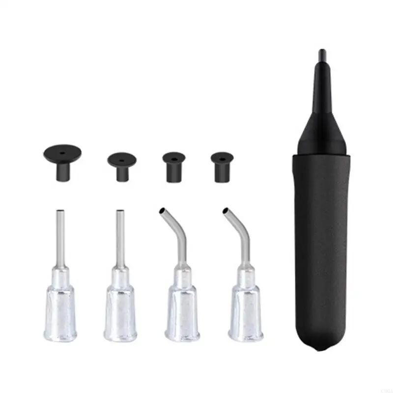 C90A Vacuum Sucking Pen PickUp Tool Set with Suctions Tip and Suctions Cups for IC Precisions Component Placement
C90A Vacuum Sucking Pen PickUp Tool Set with Suctions Tip and Suctions Cups for IC Precisions Component Placement