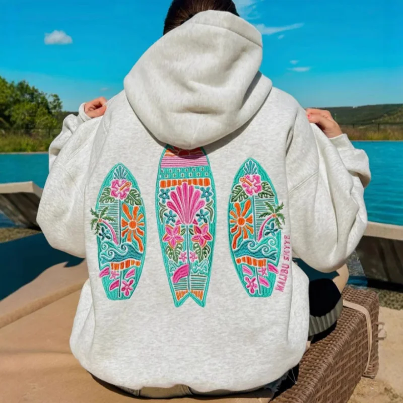 American Retro Fashion2025Best-Selling New Type Cotton Simple Floral Letter Print Pattern Gray Hooded Sweater Top
American Retro Fashion2025Best-Selling New Type Cotton Simple Floral Letter Print Pattern Gray Hooded Sweater Top