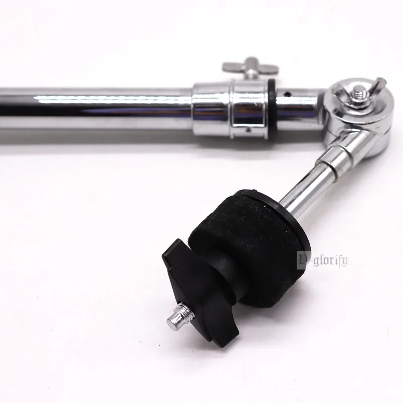 Drum Set Stand Electric Drum Accessory: Dual-Use Straight/Angled Half-Cut Cymbal Stand - Crash/Ride Cymbal Holder