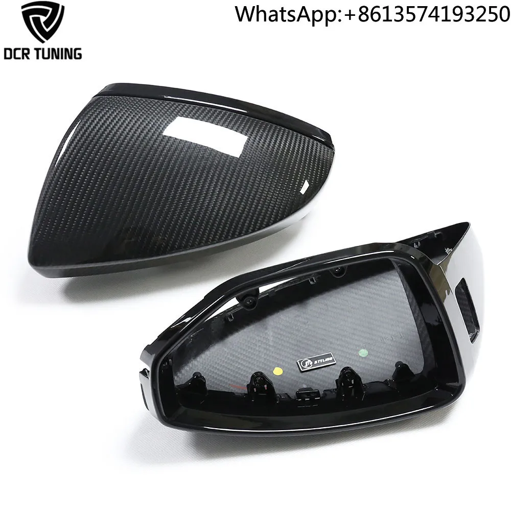 For Dry Carbon Fiber Auto Mirror Cover for Audi A6 S6 RS6 C8 A7 S7 RS7 A8 2018+ With Blind Spot Assist Replacement Mirror Shell
For Dry Carbon Fiber Auto Mirror Cover for Audi A6 S6 RS6 C8 A7 S7 RS7 A8 2018+ With Blind Spot Assist Replacement Mirror Shell