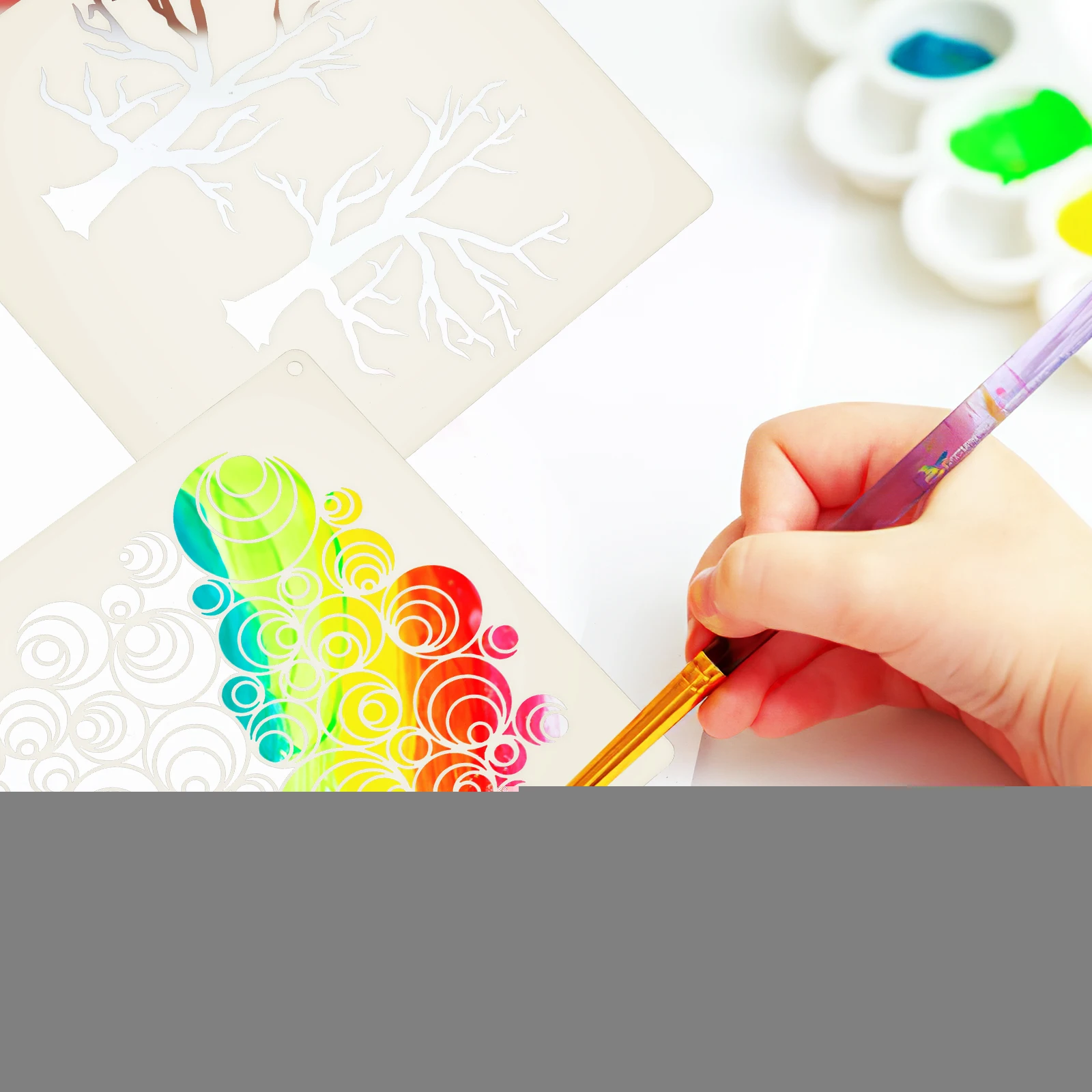 6 Pcs Large Wall Templates for Painting Reusable Craft Flower Child DIY Tree Stencil Drawing Stencils Tools
6 Pcs Large Wall Templates for Painting Reusable Craft Flower Child DIY Tree Stencil Drawing Stencils Tools