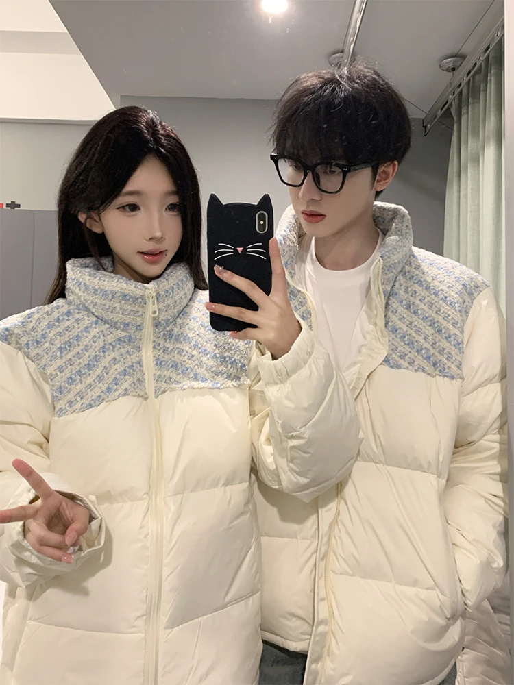 White American High Street down Cotton Jaet Men's Winter Small Fraance Sle Splicing Stand Collar Cotton Coat Couple Bre...
White American High Street down Cotton Jaet Men's Winter Small Fraance Sle Splicing Stand Collar Cotton Coat Couple Bre...