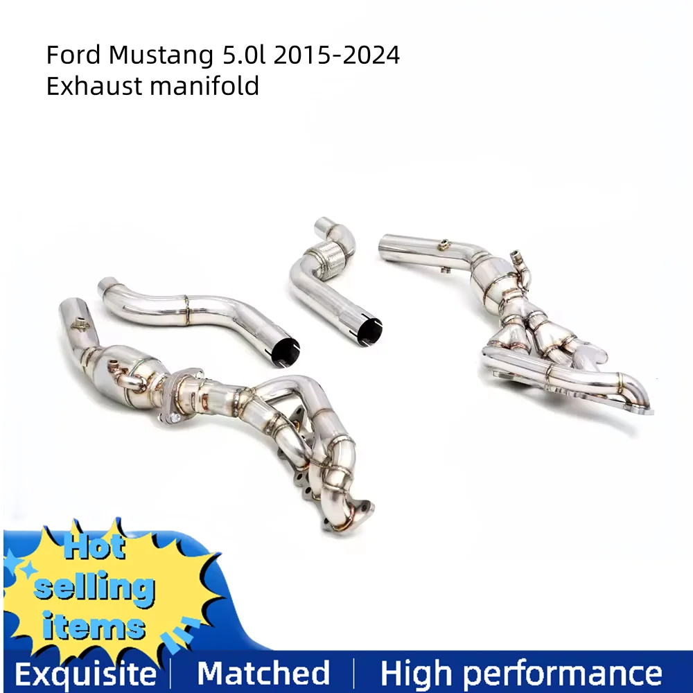 Гоночный выпускной коллектор из нержавеющей стали для Ford Mustang 5.0l 2015-2024, выхлопная система выпускного коллектора
Гоночный выпускной коллектор из нержавеющей стали для Ford Mustang 5.0l 2015-2024, выхлопная система выпускного коллектора