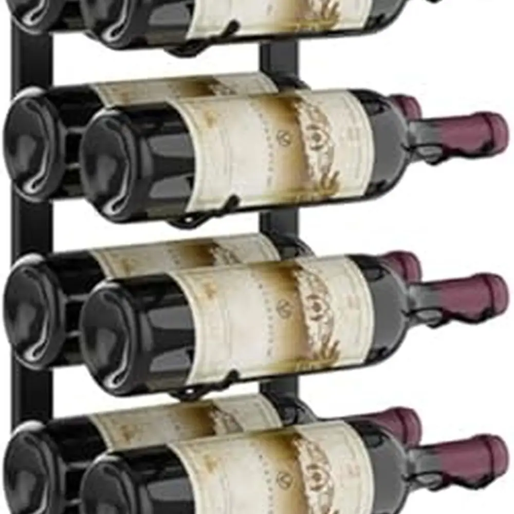 Double Depth Metal Wine Rack - Modern 6-Tier Storage for 36 Bottles, Space-Saving Design in Matte Black
Double Depth Metal Wine Rack - Modern 6-Tier Storage for 36 Bottles, Space-Saving Design in Matte Black