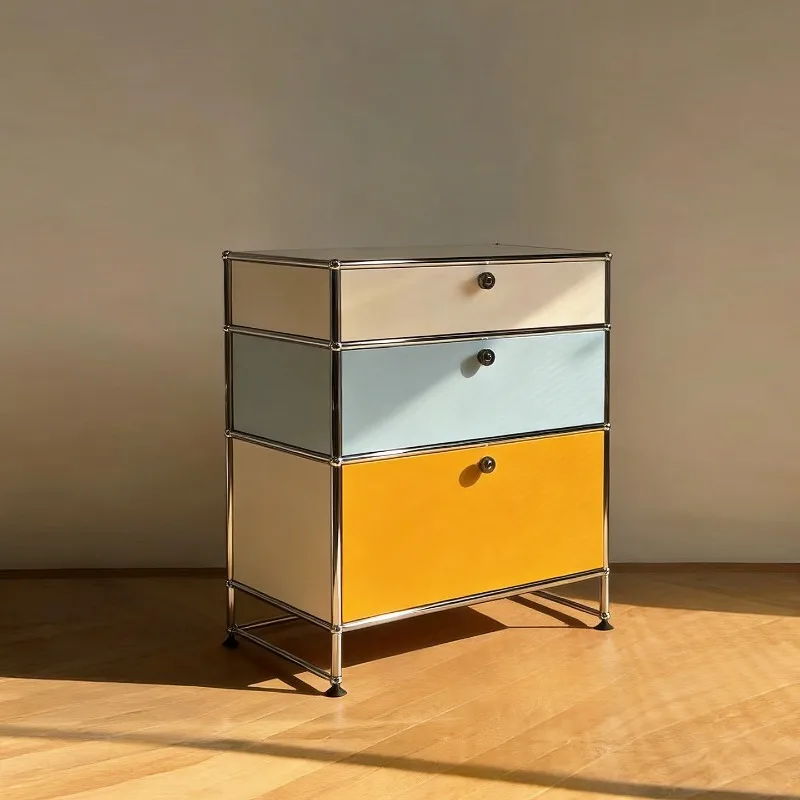Chest Bedroom Module Storage 3 Chest Stainless Steel High-end Storage Living Room Cabinet
Chest Bedroom Module Storage 3 Chest Stainless Steel High-end Storage Living Room Cabinet