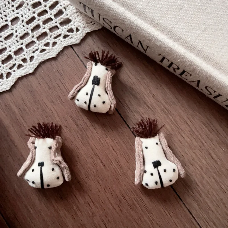 Premium Stuffed Cotton Long Ear Puppy Brooch Pin DIY Craft for Hair Accessory Hat Bag Shoe Decoration Lightweight
Premium Stuffed Cotton Long Ear Puppy Brooch Pin DIY Craft for Hair Accessory Hat Bag Shoe Decoration Lightweight