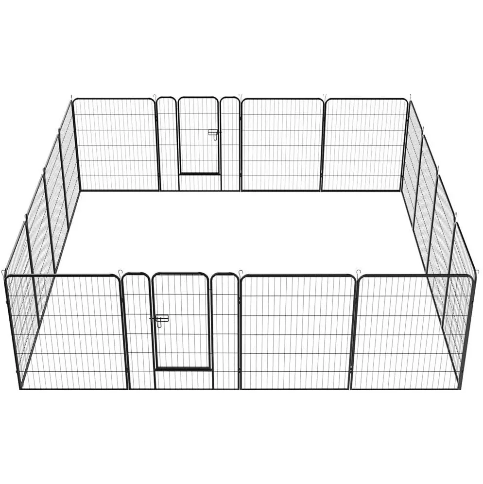 Large Size Metal Folding Wire Rabbit Fence Dog Playpen Pet Dog House Kennel Iron Metal Fence
Large Size Metal Folding Wire Rabbit Fence Dog Playpen Pet Dog House Kennel Iron Metal Fence