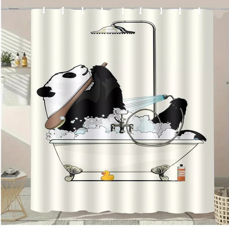 Моющаяся грязеотталкивающая занавеска для душа с мультяшными животными, насадка для душа, водонепроницаемая полиэстеровая занавеска для ванны для домашнего декора, аксессуары
Моющаяся грязеотталкивающая занавеска для душа с мультяшными животными, насадка для душа, водонепроницаемая полиэстеровая занавеска для ванны для домашнего декора, аксессуары