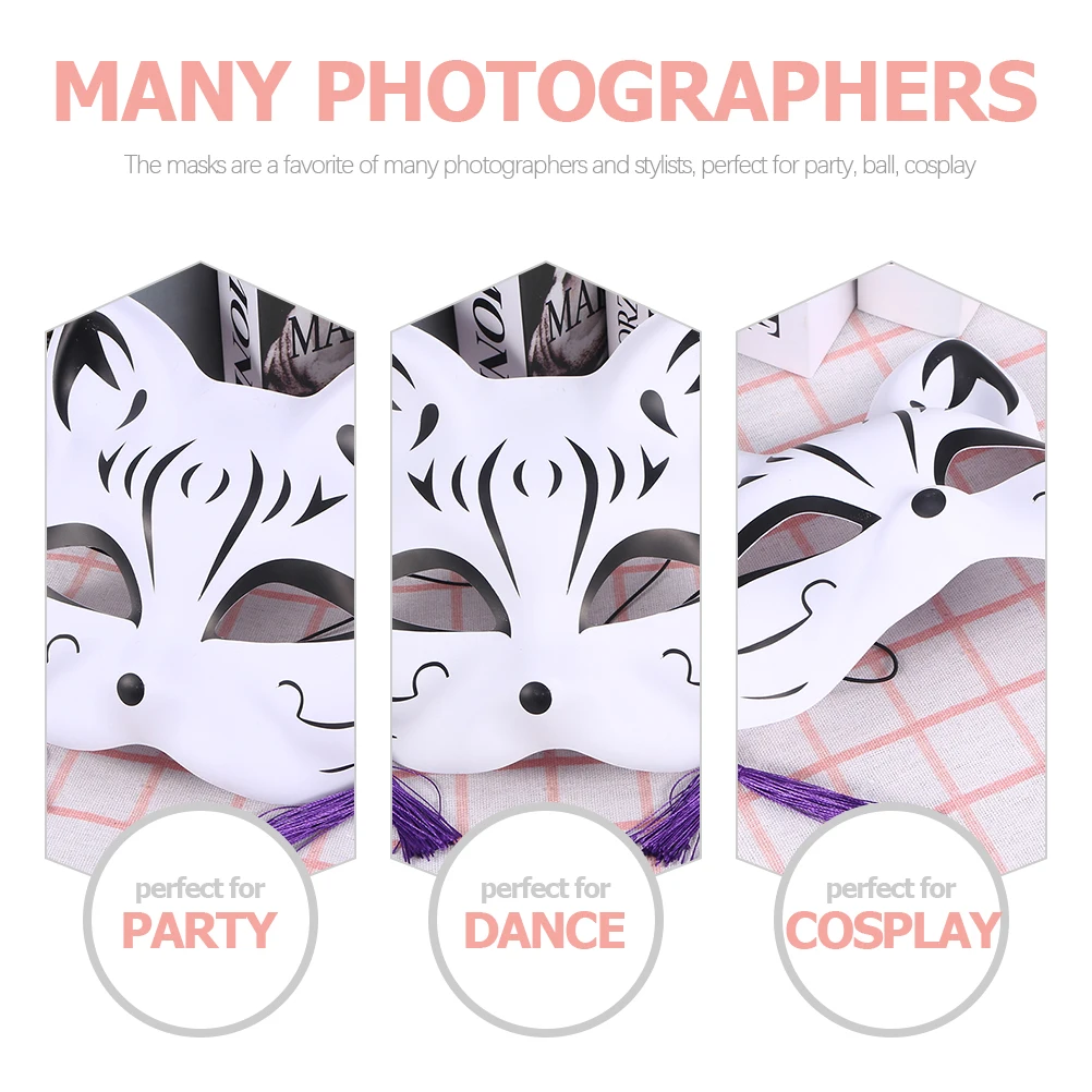 2 Pcs Hefeng Cat Mask Half Party Rhinestone Masquerade Masks for Women Japanese-style
2 Pcs Hefeng Cat Mask Half Party Rhinestone Masquerade Masks for Women Japanese-style