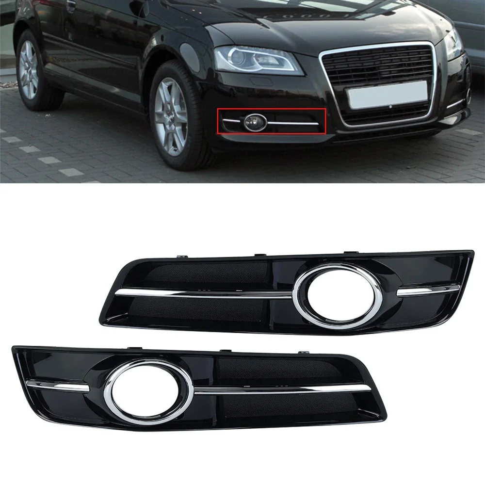 Front Lower Bumper Fog Light Grille Frame Bezel Cover for Audi A3 8P 2010-2013 (Not for S-line) 8P0807681J 8P0807682J
Front Lower Bumper Fog Light Grille Frame Bezel Cover for Audi A3 8P 2010-2013 (Not for S-line) 8P0807681J 8P0807682J