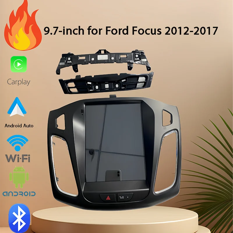 Car Multimedia Player with Android Auto & Bluetooth, 9.7-inch Screen for Ford Focus 2012-2017 Car for DVD Player
Car Multimedia Player with Android Auto & Bluetooth, 9.7-inch Screen for Ford Focus 2012-2017 Car for DVD Player