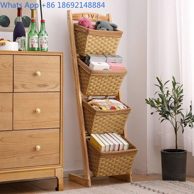 Multi-layer Solid Wood Storage Rack Miscellaneous Organizer Imitation Rattan Waterproof Leather Basket Snack Storage Organizer
Multi-layer Solid Wood Storage Rack Miscellaneous Organizer Imitation Rattan Waterproof Leather Basket Snack Storage Organizer