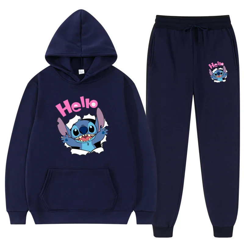 Hello Hip Hop Suit Fashion Sports Hoodie Disney Lilo & Stitch Film Leisure Sportswear Autumn/Winter Set For Men Women
Hello Hip Hop Suit Fashion Sports Hoodie Disney Lilo & Stitch Film Leisure Sportswear Autumn/Winter Set For Men Women