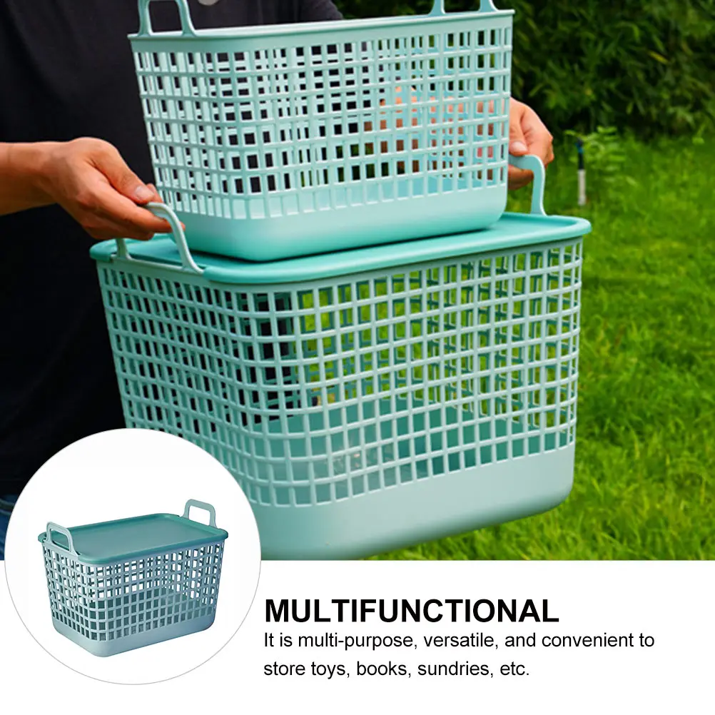 Multifunctional Storage Baskets Green Medium Size with Lid Bathroom Countertop Organization Large Capacity PP Material Sundries
Multifunctional Storage Baskets Green Medium Size with Lid Bathroom Countertop Organization Large Capacity PP Material Sundries