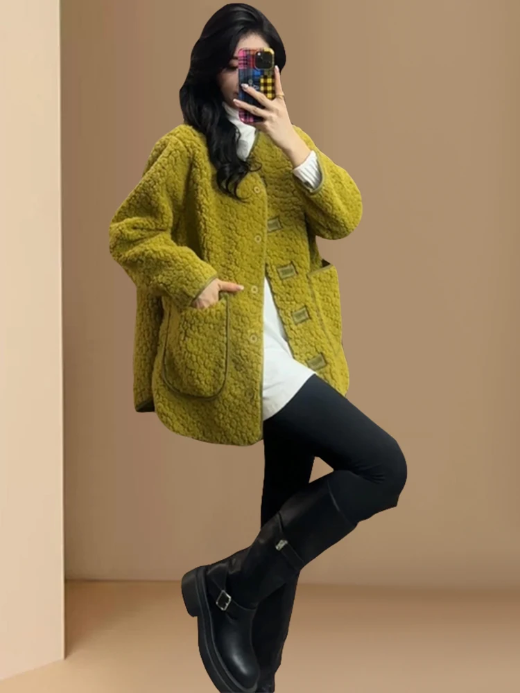 Lamb Fur Jacket Women's Autumn Winter Thickened Korean Style Small Fragrance Style Short Outerwear Commute Style round Neck B...
Lamb Fur Jacket Women's Autumn Winter Thickened Korean Style Small Fragrance Style Short Outerwear Commute Style round Neck B...