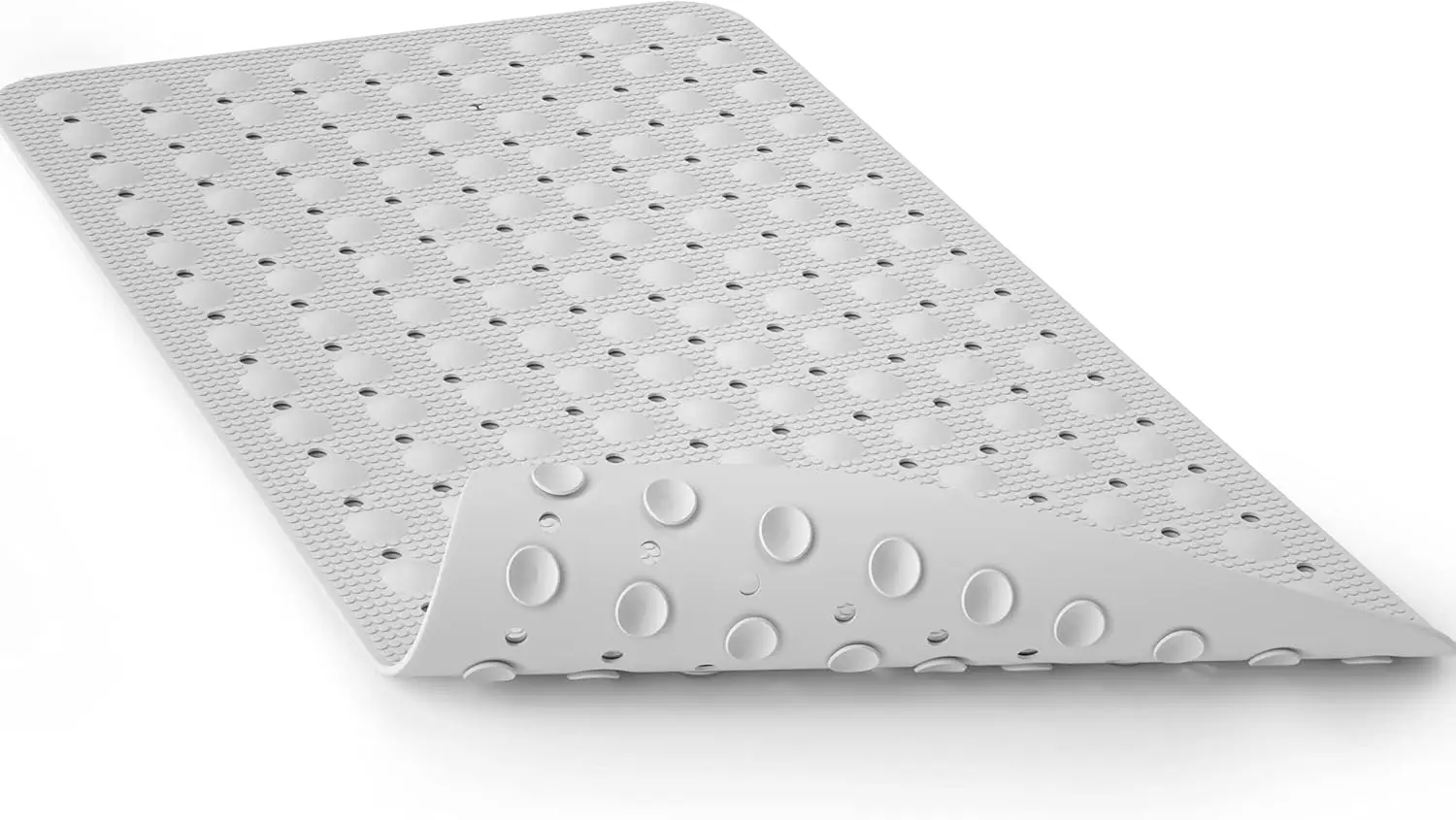 Non Slip Bath Mat for Tub, Shower Mat with Suction Cups, Natural Rubber, Machine Washable, 28x16 inches, White
Non Slip Bath Mat for Tub, Shower Mat with Suction Cups, Natural Rubber, Machine Washable, 28x16 inches, White