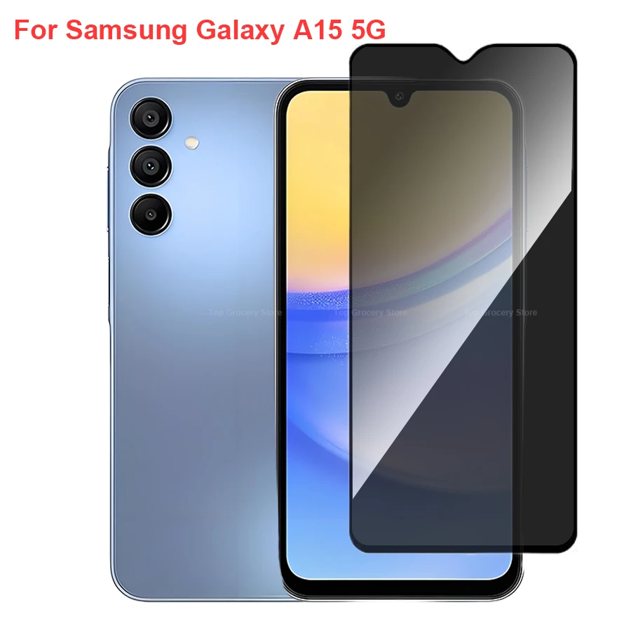 For Samsung Galaxy A15 5G Anti Spy Privacy Tempered Glass Screen Protector Compatible For GalaxyA15 Full Cover Screen Phone Film 
For Samsung Galaxy A15 5G Anti Spy Privacy Tempered Glass Screen Protector Compatible For GalaxyA15 Full Cover Screen Phone Film