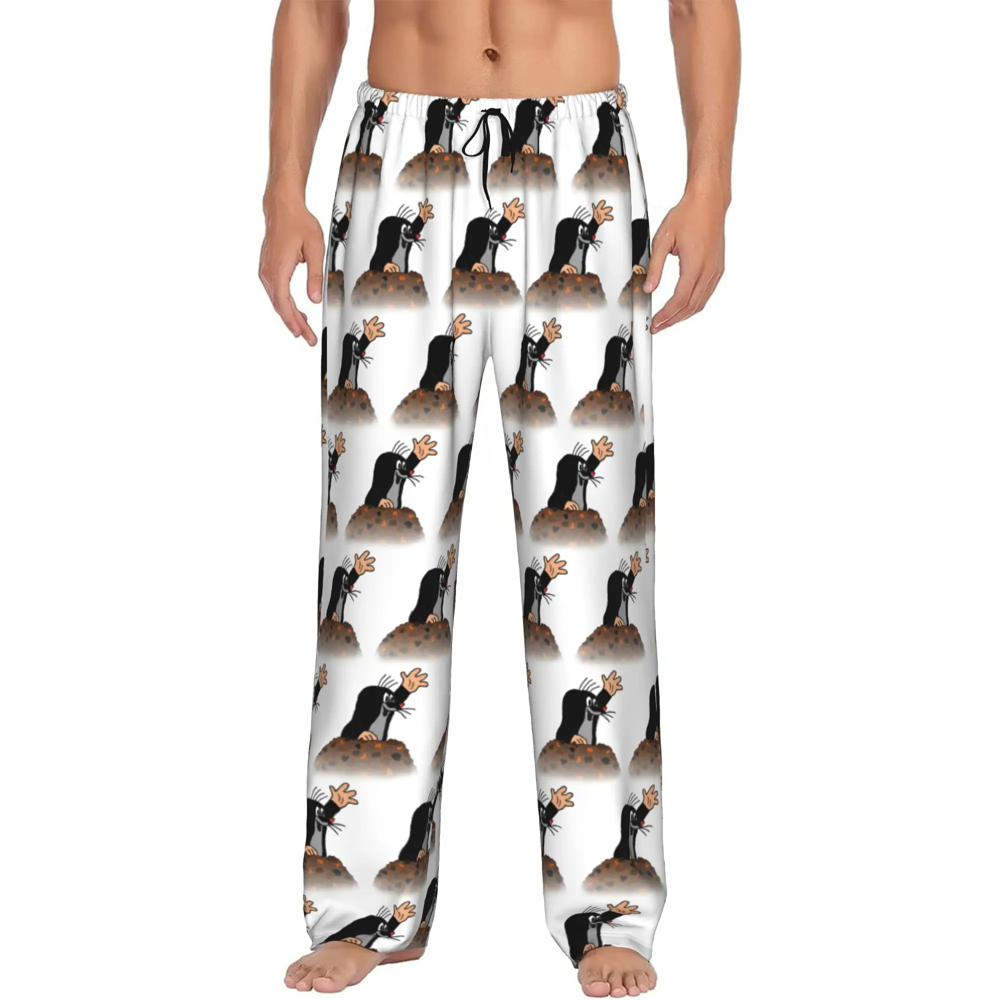 Custom Funny Cartoon Krtek Pajama Pants Men Lounge Sleep Drawstring Sleepwear Bottoms with Pockets
Custom Funny Cartoon Krtek Pajama Pants Men Lounge Sleep Drawstring Sleepwear Bottoms with Pockets