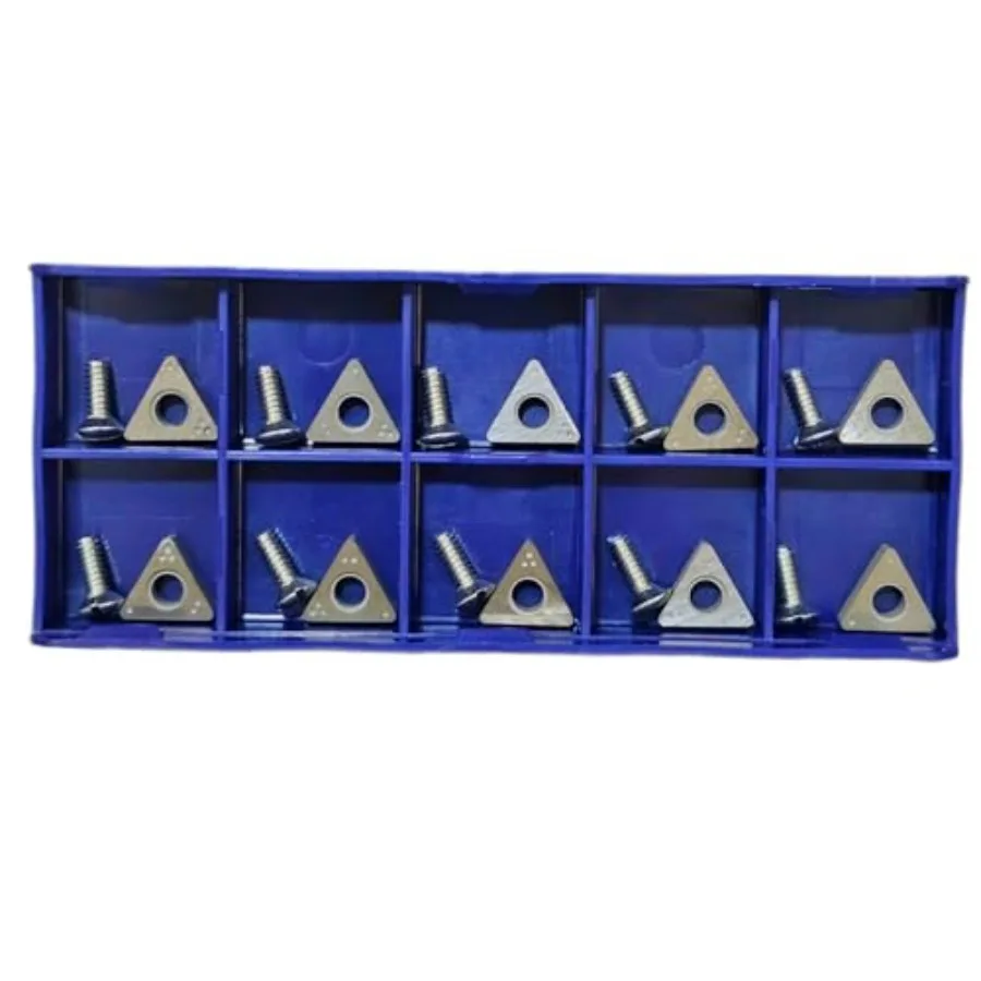 Negative‑Rake Carbide Brake Lathe Bits Fits Ammco 1000/2002/3000 and Hunter BL500/BL505 10-Pack Replacement Cutting Tips Durabl
Negative‑Rake Carbide Brake Lathe Bits Fits Ammco 1000/2002/3000 and Hunter BL500/BL505 10-Pack Replacement Cutting Tips Durabl