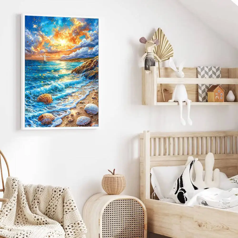 Full Diamond Painting Seaside Sunse Diamond Embroidery Landscape Complete Kit Home Decoration,frameless
Full Diamond Painting Seaside Sunse Diamond Embroidery Landscape Complete Kit Home Decoration,frameless