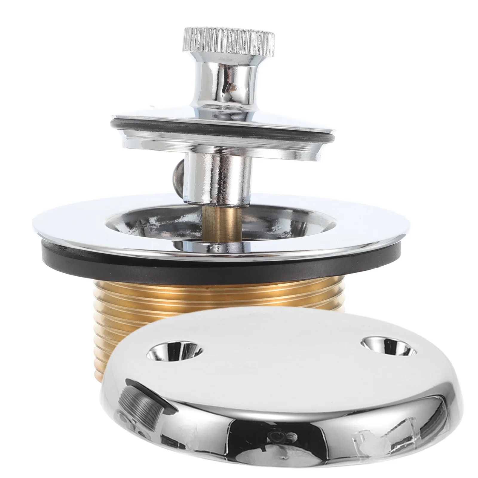 1Set Bathtub Drain Assembly Kit Chrome Lift Turn Tub Drain Replacement Kit Odor Prevention Tub Stopper Strainer
1Set Bathtub Drain Assembly Kit Chrome Lift Turn Tub Drain Replacement Kit Odor Prevention Tub Stopper Strainer