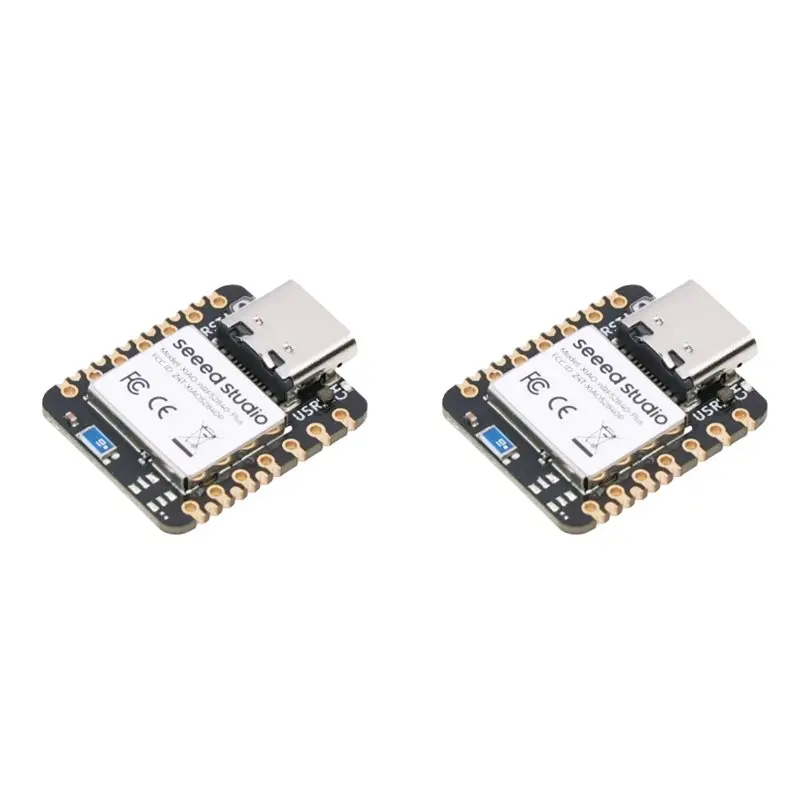 2X Seeed Studio XIAO NRF52840 Plus Development Board 20 Gpios Bluetooth 5.0/BLE/ For Arduino/Micropython
2X Seeed Studio XIAO NRF52840 Plus Development Board 20 Gpios Bluetooth 5.0/BLE/ For Arduino/Micropython
